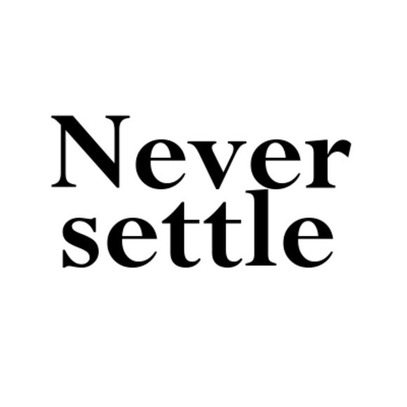 N is Never Settle - Picture 1 of 1
